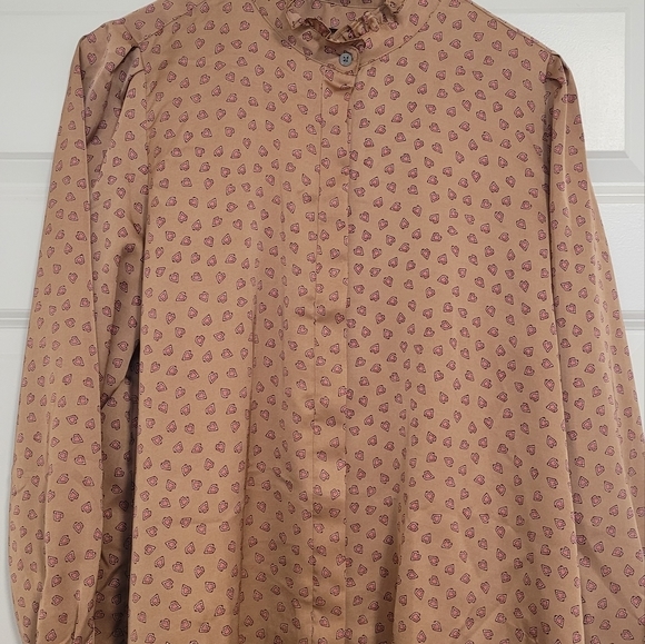 Ann Taylor Blouse‎ Size L warn one excellent condition. - Picture 2 of 5
